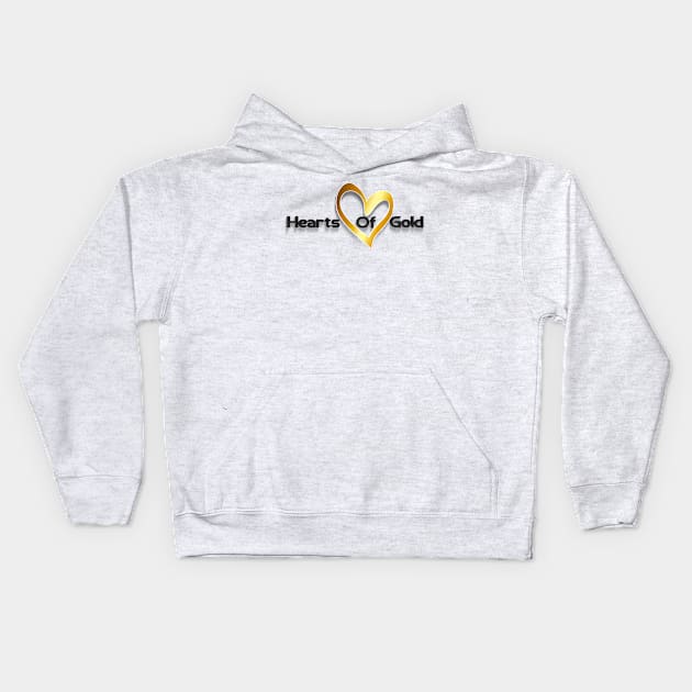 Hearts of Gold Kids Hoodie by Sheryl M Robinson